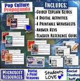 Analyze Pop Culture Propaganda Activity Examine Persuasion Social Studies Stuff Lesson Resources