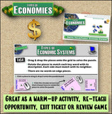 Types of Economic Systems Vocabulary Puzzles | Review Economies | Microsoft